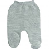 Pantalon en tricot Gris chiné (0-1 mois)