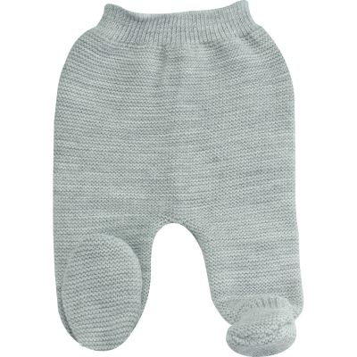 Pantalon en tricot Gris chiné (0-1 mois)  par Trois Kilos Sept