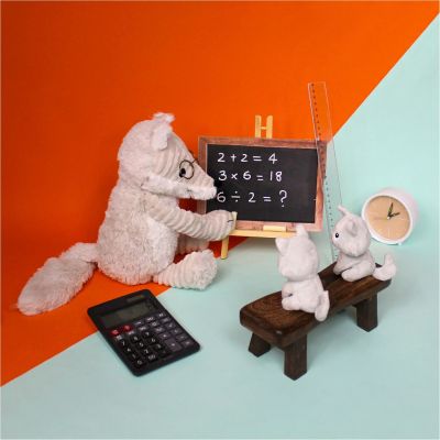 Peluche Frimou maman et bébé Les Ptipotos (37 cm)