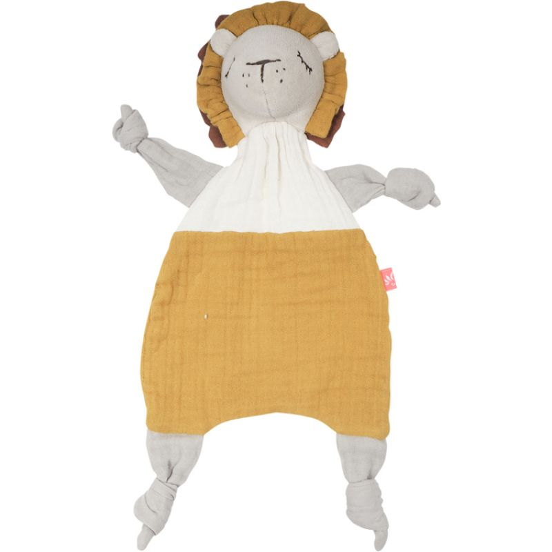 Doudou plat Lion (37 cm) Kikadu