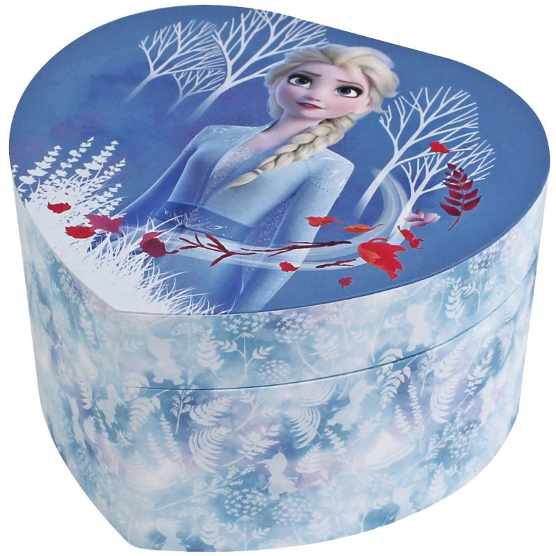 Boîte à bijoux musicale coeur Elsa La Reine des Neiges Trousselier