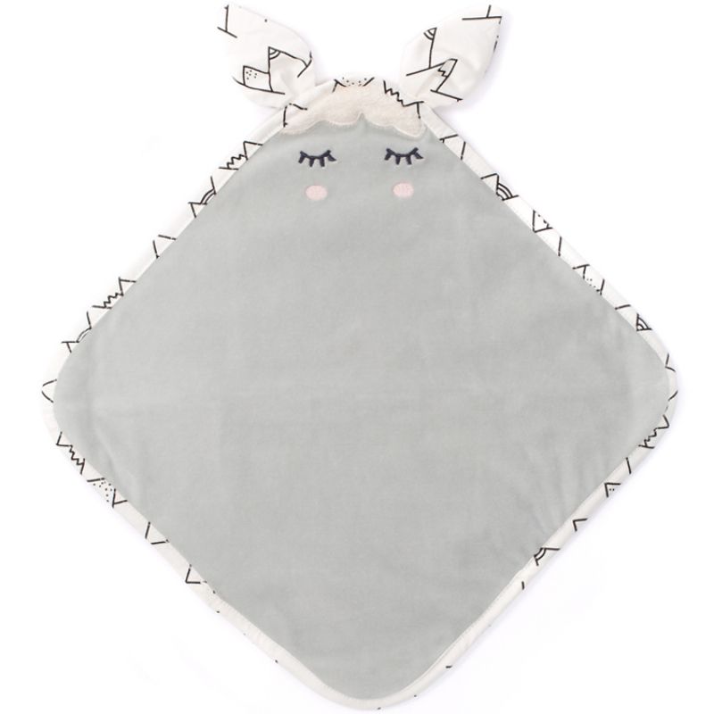 Doudou plat gris Lamamour Maison Nougatine