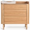 Commode à langer 3 tiroirs Yume Natural Ash  par Quax