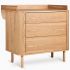 Commode à langer 3 tiroirs Yume Natural Ash - Quax