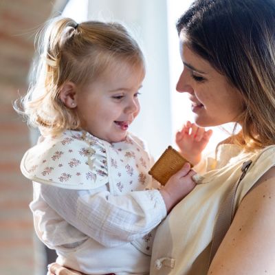 Bavoir Botton Fleurs