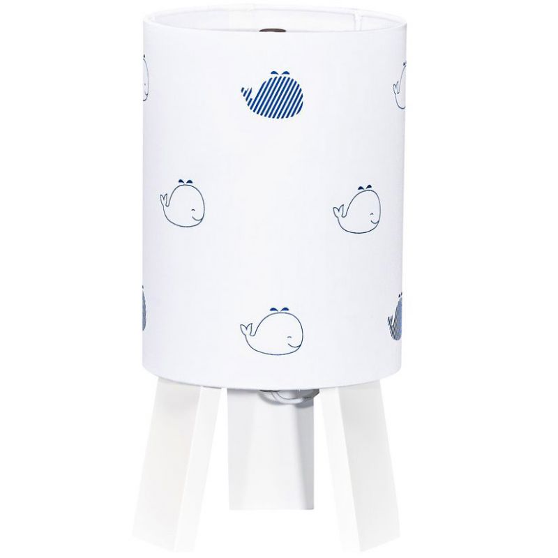 Lampe de chevet Blue baleine Sauthon