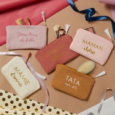 Trousse cadeau Super Maîtresse gaze de coton Biscuit