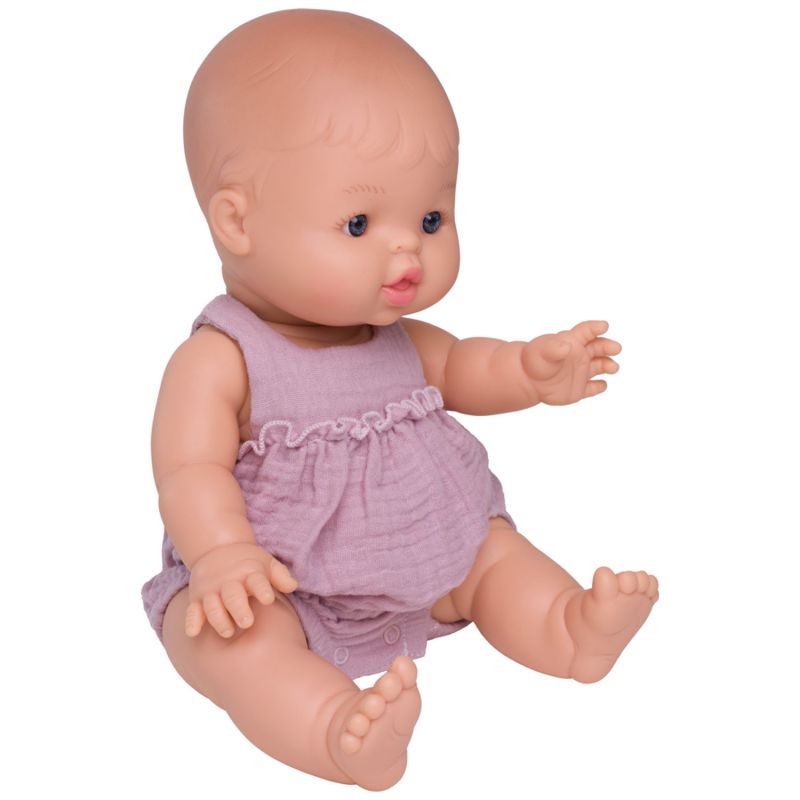 Barboteuse froufrou pour poupée en gaze de coton pétale BB & Co Produit 1
