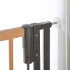 Barrière Easy Lock Wood Plus avec adaptateur escalier (84 à 92 cm)  par Geuther