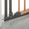 Barrière Easy Lock Wood Plus avec adaptateur escalier (84 à 92 cm)  par Geuther