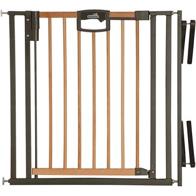 Barrière Easy Lock Wood Plus avec adaptateur escalier (84 à 92 cm) (Geuther) - Image 1
