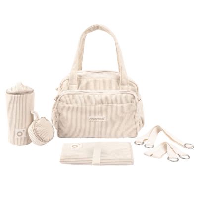 Sac à langer Fluffy Corduroy Beige Doomoo