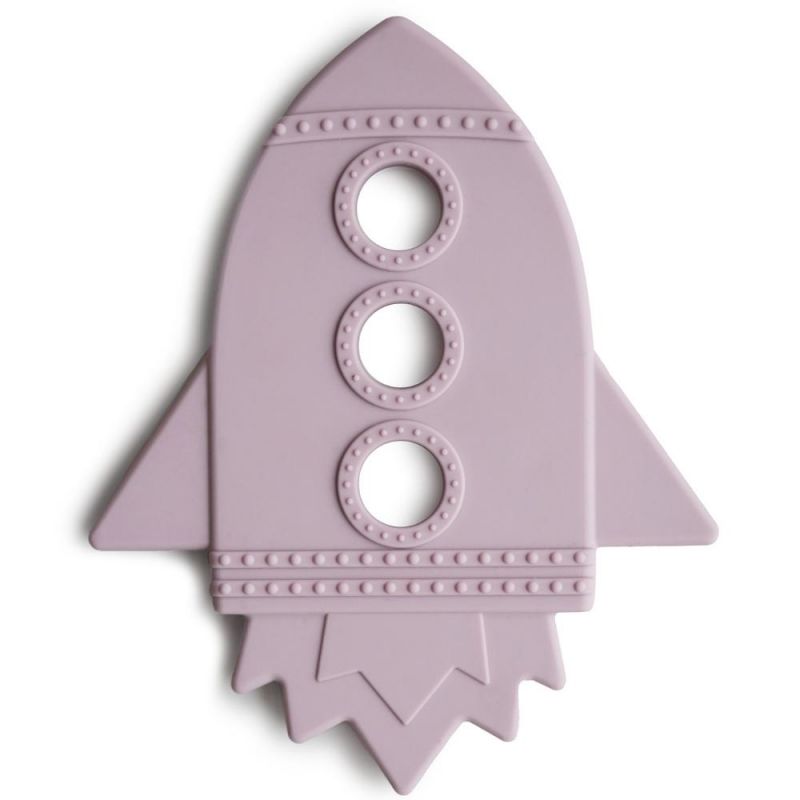 Jouet de dentition Rocket Soft lilac Mushie