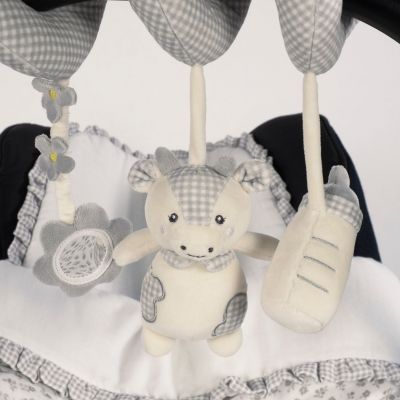 Spirale d'activités Vache Little Bloom Gris