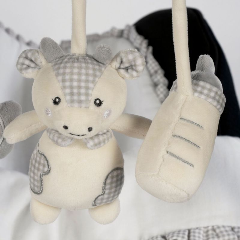 Spirale d'activités Vache Little Bloom Gris Pasito a pasito Ambiance 3