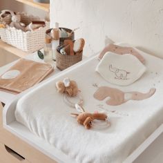 Matelas à langer Bali, Moka & Snow (45x67 cm)