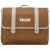 Variation Marron, beige du produit Cartable A4 primaire Marron personnalisable (38 cm) de la marque Atelier Wagram