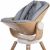 Variation Gris du produit Coussin réducteur naissance pour chaise haute Evolu Newborn gris de la marque Childhome