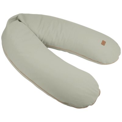 Coussin de grossesse Big Flopsy French Terry Vert de gris Béaba