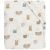 Variation Blanc, bleu, marron du produit Drap housse en jersey Jollies (70 x 140 cm) de la marque Jollein