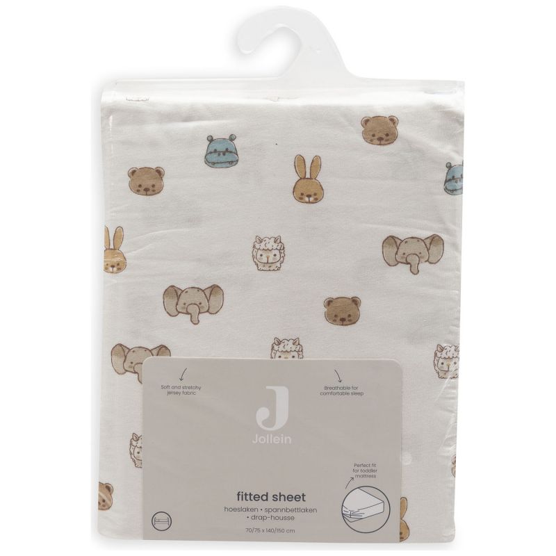 Drap housse en jersey Jollies (70 x 140 cm) Jollein Packaging 6