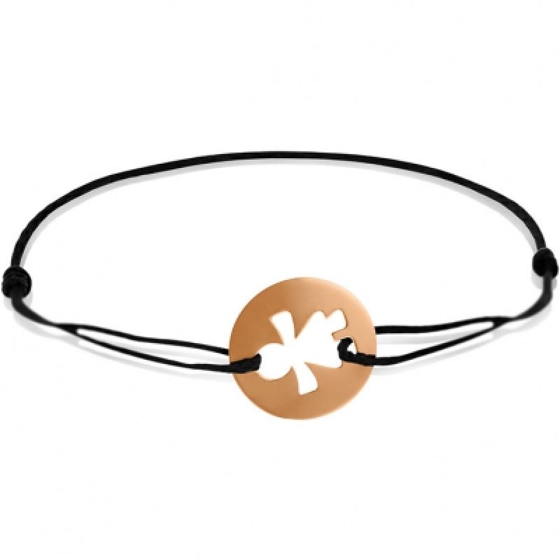 Bracelet cordon enfant Petite Fille (or rose 750°) Maison Augis