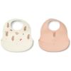 Lot de 2 bavoirs Ember Wild Child-Rosey Liewood Produit 1