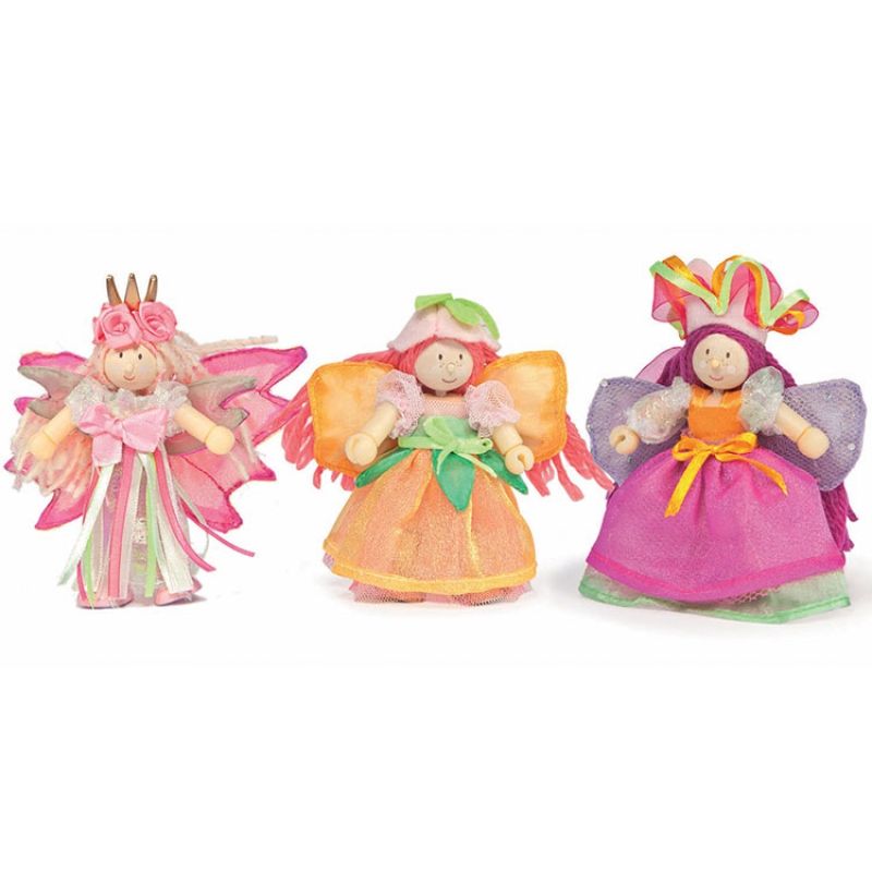 Lot de 3 figurines fées du jardin (9 cm) Le Toy Van