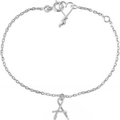 Bracelet chaîne La majuscule argent (personnalisable) - Padam Padam