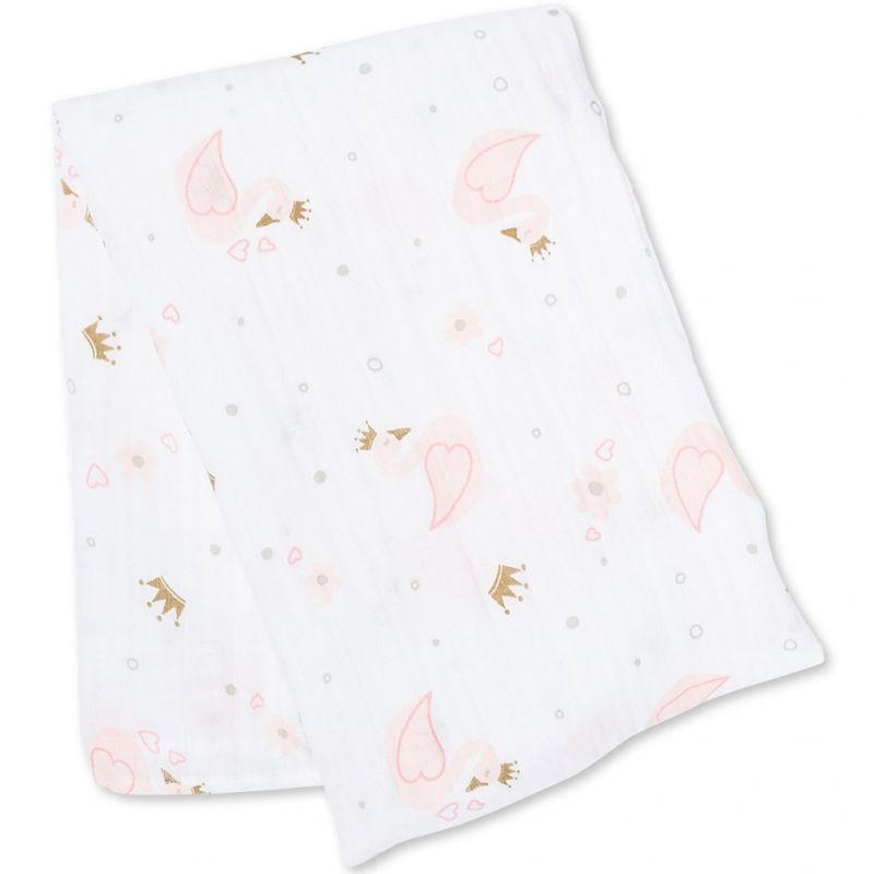Maxi lange en coton Cygne (120 x 120 cm) Lulujo