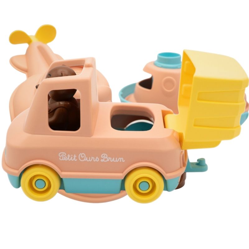 Camion Poubelle de Petit Ours Brun Pêche Simple Produit 3