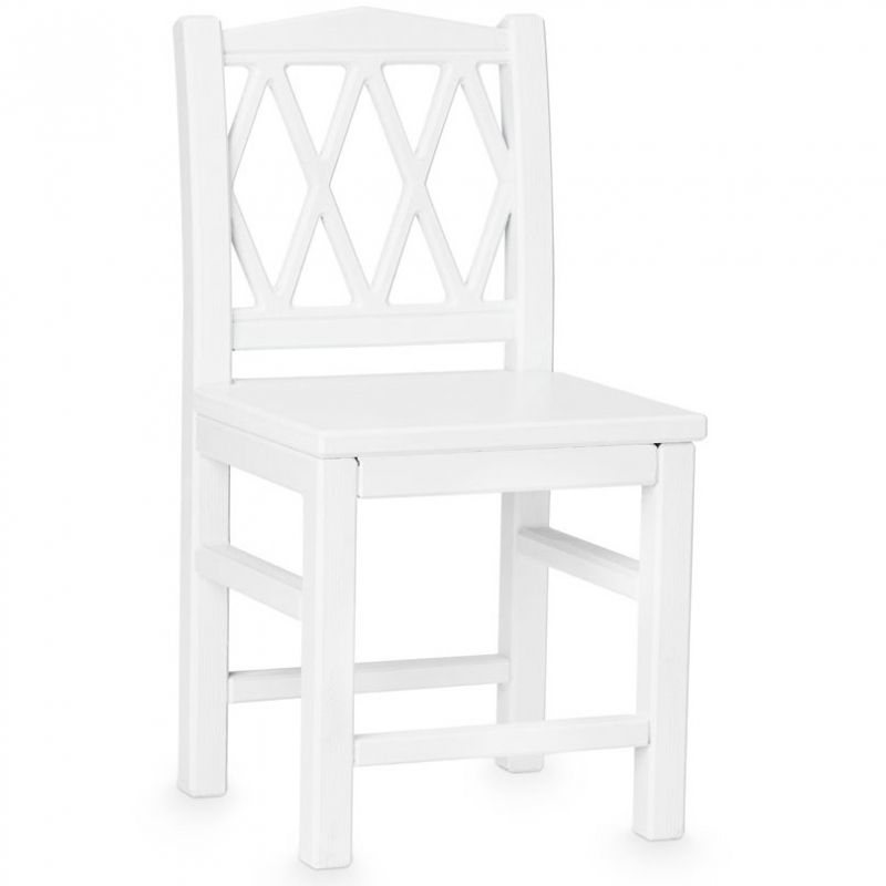 Chaise enfant Harlequin blanche Cam Cam Copenhagen
