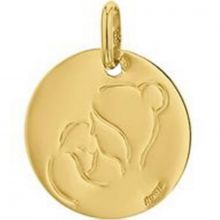 Médaille Maternité personnalisable (or jaune 750°)  par Maison Augis
