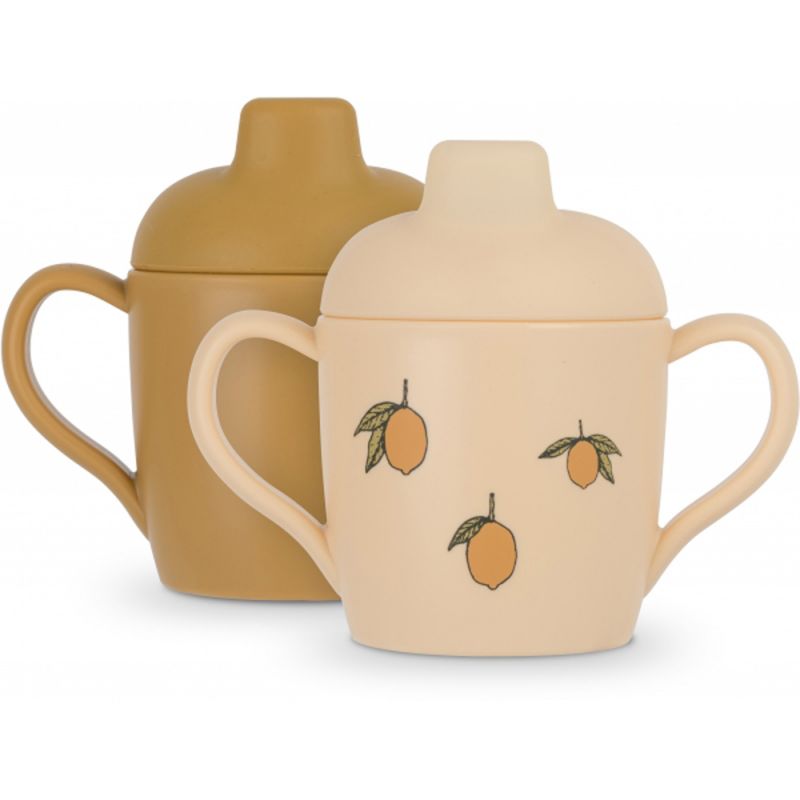 Lot de 2 tasses à bec Citron Konges Slojd Produit 1 grande taille