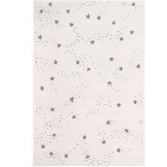 Tapis Constellation d'étoiles grises (120 x 170 cm)