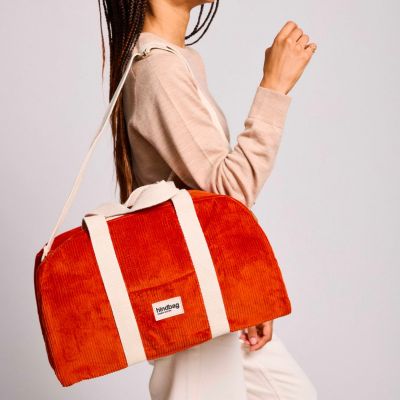 Sac à langer Charlie Velours Brique Hindbag