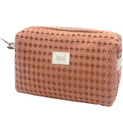 Trousse de toilette Camila Gofre Cinnamon