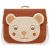 Variation Terracotta, beige, écru du produit Cartable A4 maternelle Ours de la marque L'oiseau bateau