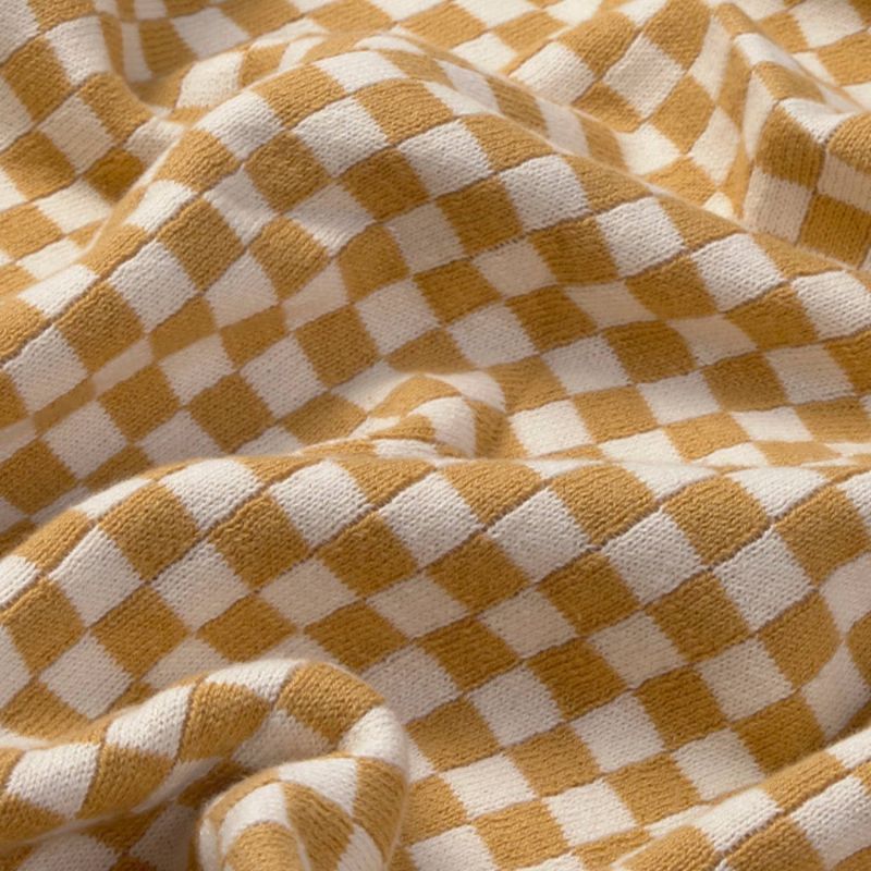 Couverture bébé tricotée Tiles Miel (80 x 100 cm) Lorena Canals Produit 3