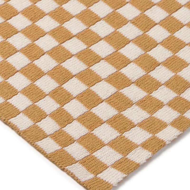 Couverture bébé tricotée Tiles Miel (80 x 100 cm) Lorena Canals Produit 4