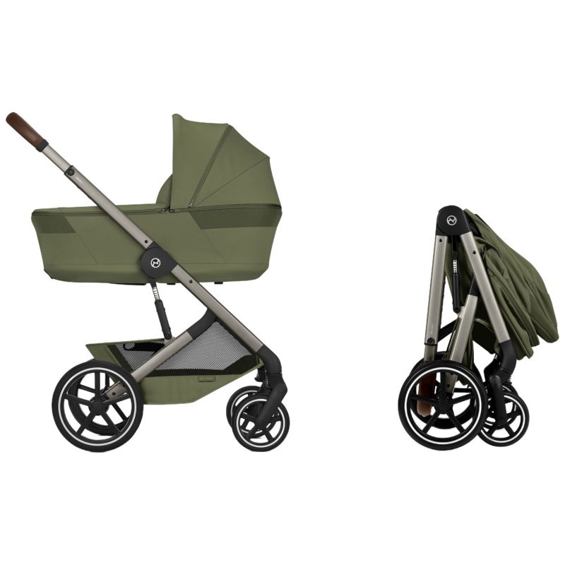 Poussette citadine Balios S 2026 avec nacelle pliable Moss Green Cybex Produit 2