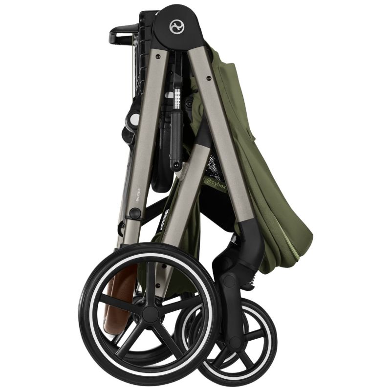 Poussette citadine Balios S 2026 avec nacelle pliable Moss Green Cybex Produit 9