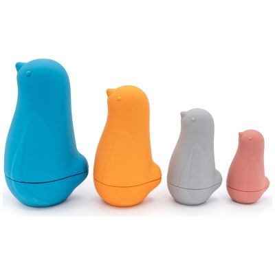 Jouet de dentition en silicone Oiseaux gigognes