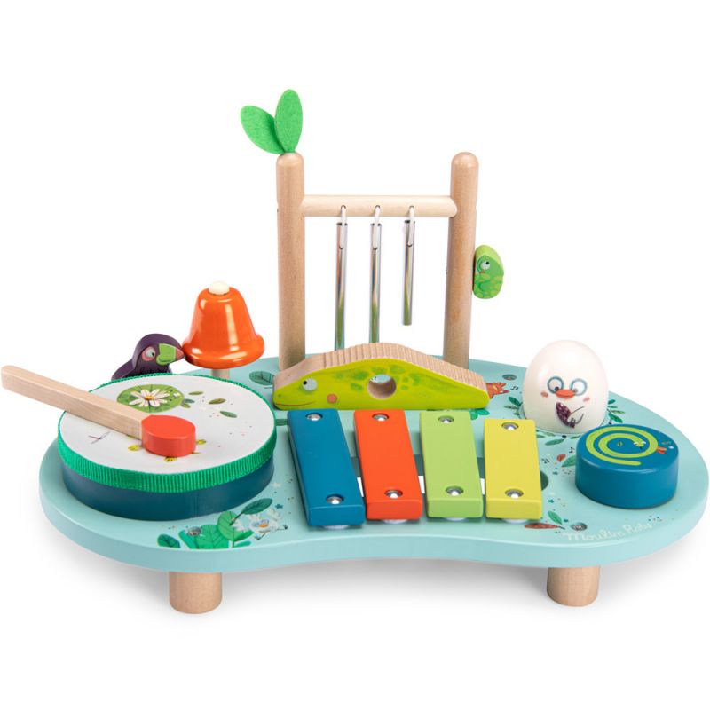 Table multi-activités musicales Dans la jungle Moulin Roty Produit 1 grande taille