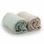 Variation Beige, vert d'eau du produit Lot de 2 draps housses Scott (70 x 130 cm) de la marque Yunioo
