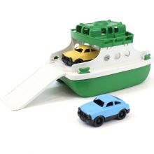 Ferry vert et 2 petites voitures  par Green Toys