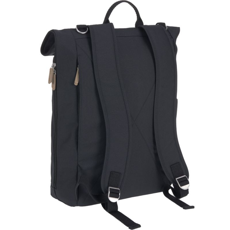 Sac à dos à langer en polyester recyclé Rolltop bleu nuit Lässig Produit 3