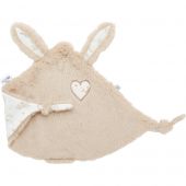 Doudou attache sucette Daydream lapin petit coeur (35 x 25 cm)