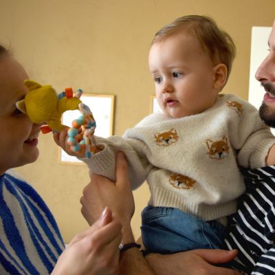 Anneau de dentition en silicone Cyranos le Renard