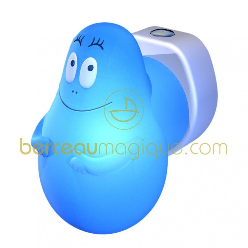 Veilleuse Barbapapa bleue Pabobo